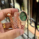 Just Cavali Analog Rosegold Green Dial