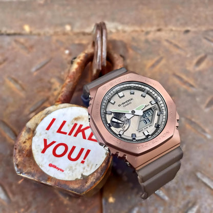 G-SHOCK GM-2100 Brown Metal Body