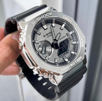 G-SHOCK-Z 2100 SILVER-BLACK Metal Body
