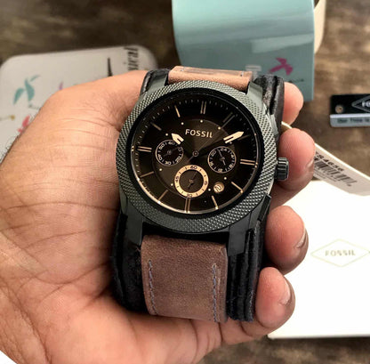 Fossil FS5251 Japanese Brown Dial & Brown leather Strap Men’s Watch