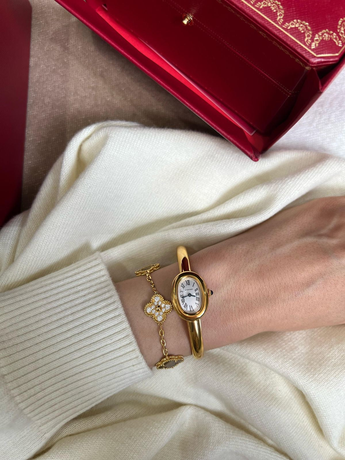 Cart*er Baignoire Watch