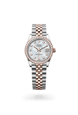 Rolex Datejust Woman Oyster, 31 mm, Oystersteel, Everose gold and diamonds (Automatic)
