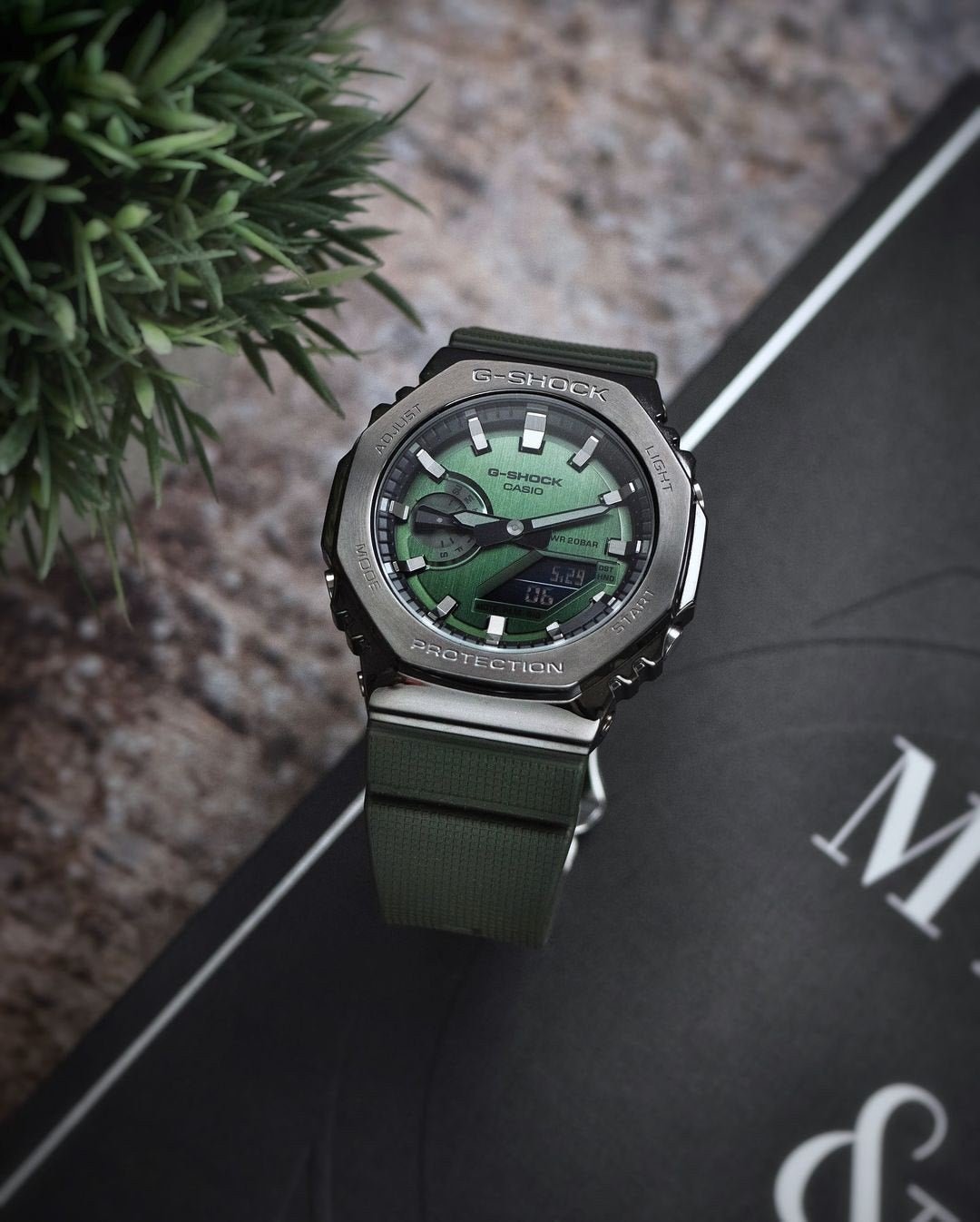G-SHOCK GM 2100 GREEN METAL BODY