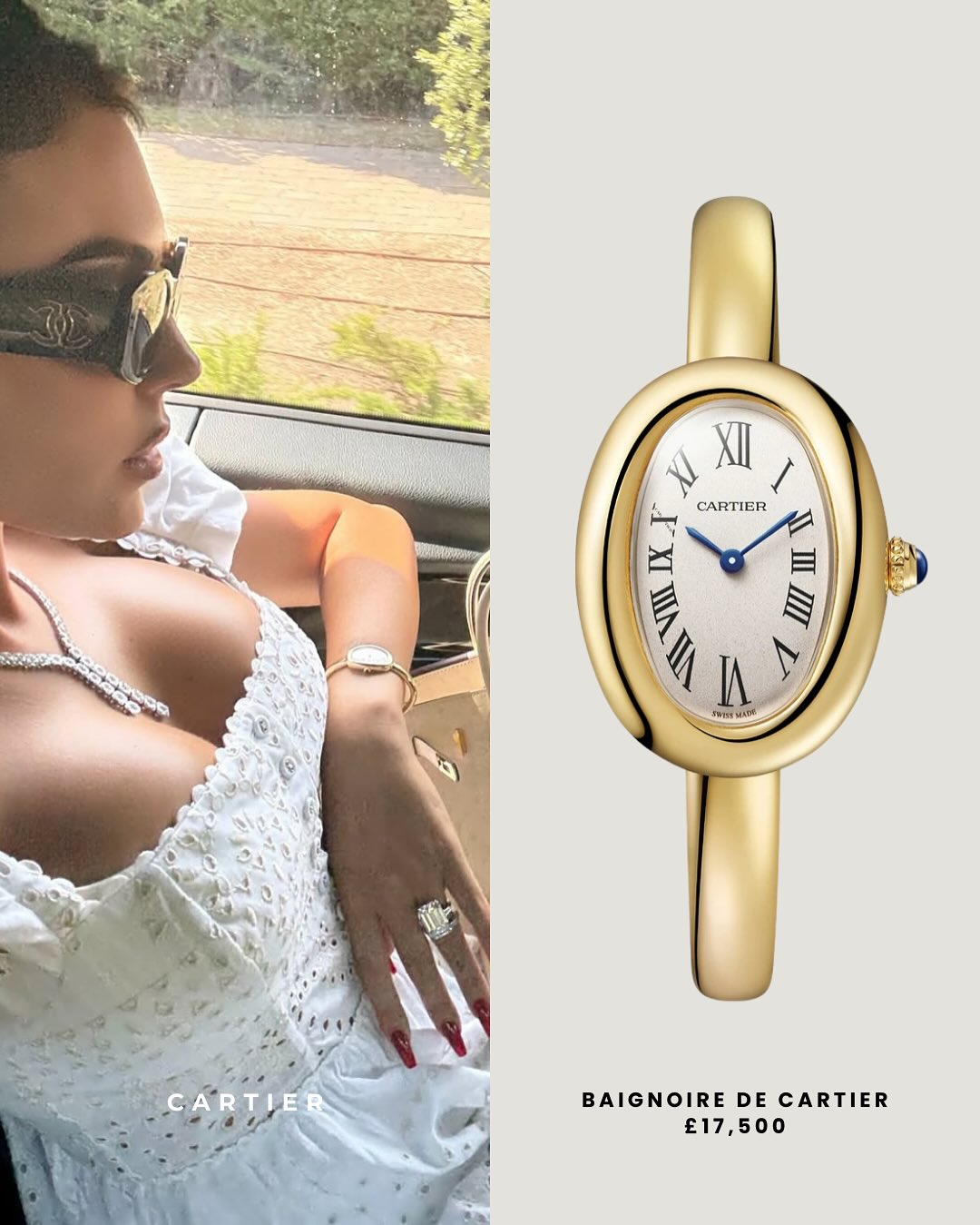 Cart*er Baignoire Watch