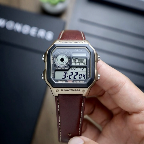 CASIO AE 1200 LEATHER